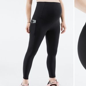 Fabletics high-waisted PureLuxe maternity 7/8 leggings